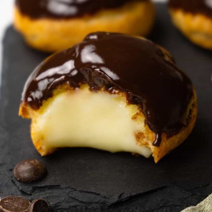 Profiteroles made after reading these Bite sized desserts