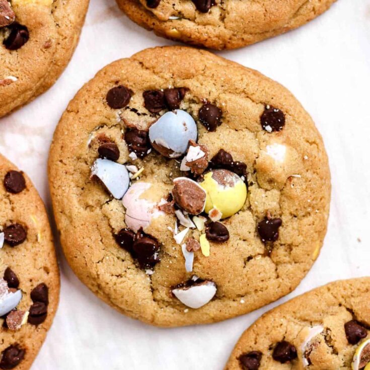 Cadbury egg cookies