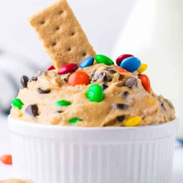 Chocolate chip cookie dough dip