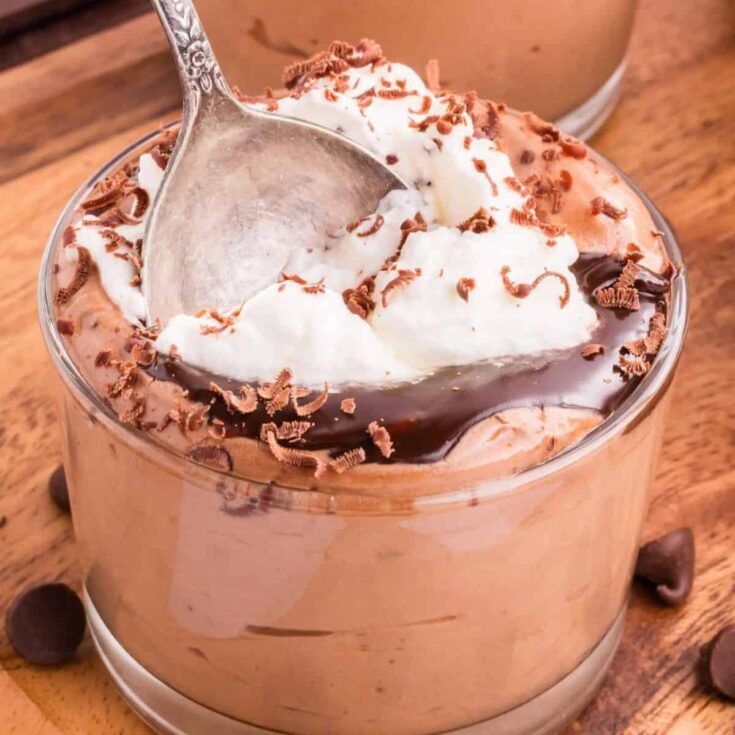 Chocolate mousse made after reading these Christmas Desserts