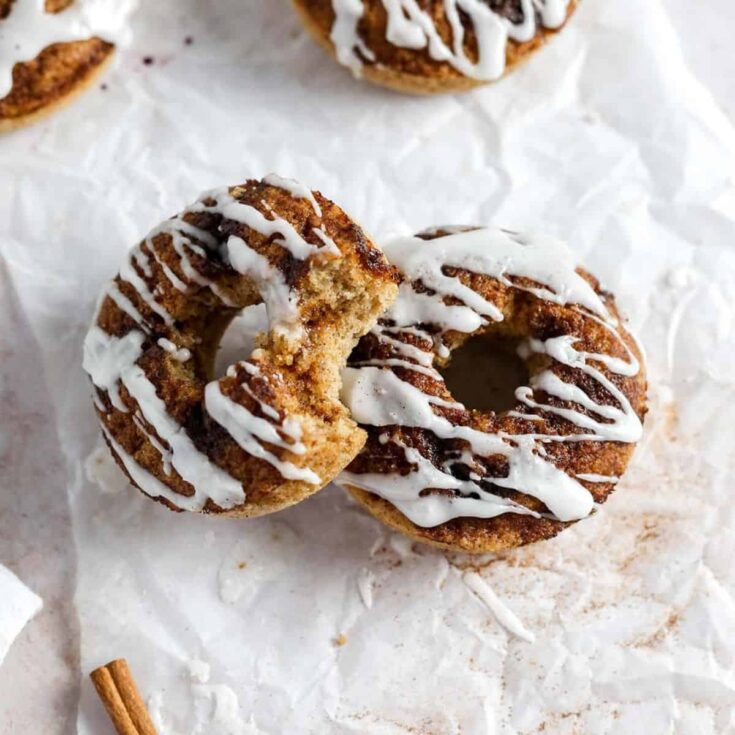 Cinnamon roll donuts made after reading these Christmas Desserts