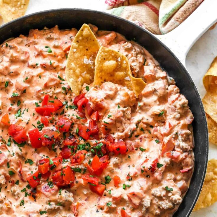 Cream cheese sausage dip