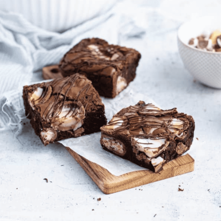 Creme egg brownies