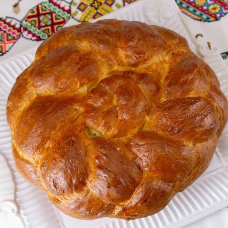 Paska bread for Easter brunch