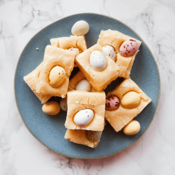 Easter mini egg fudge