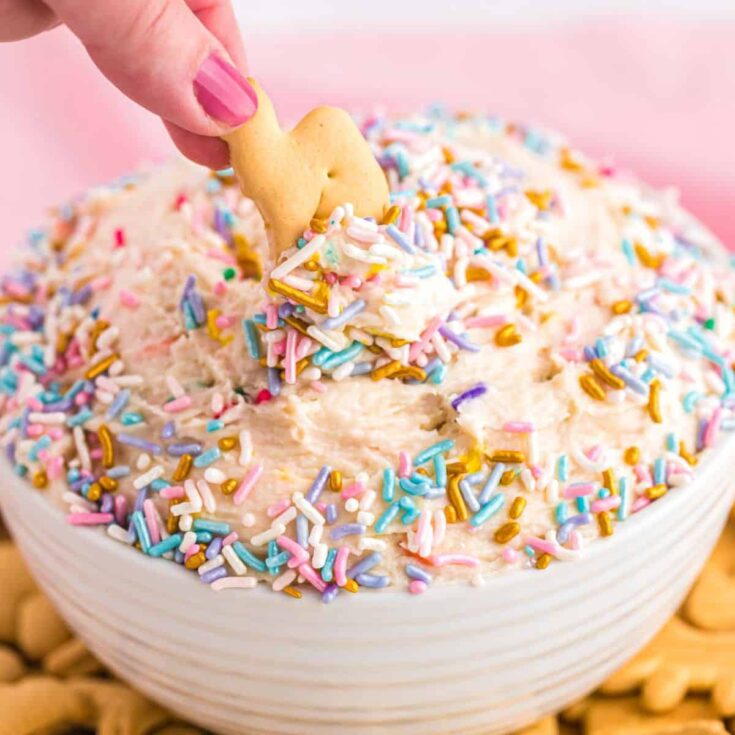 Funfetti cake batter dip