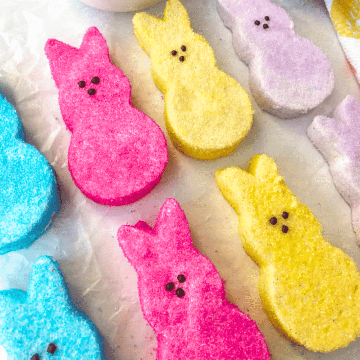 Homemade peeps made after reading these Easter treat recipes