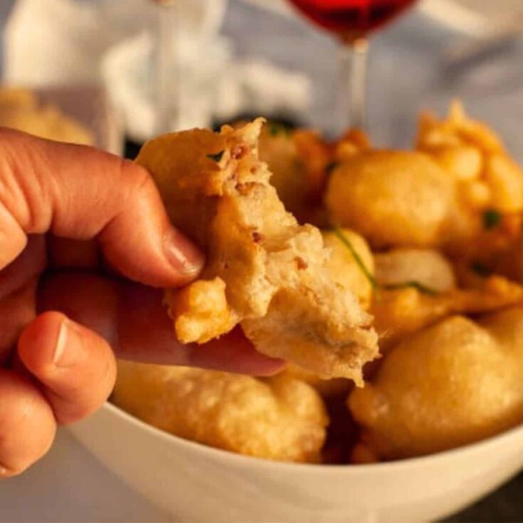 Italian fried dough crispelle