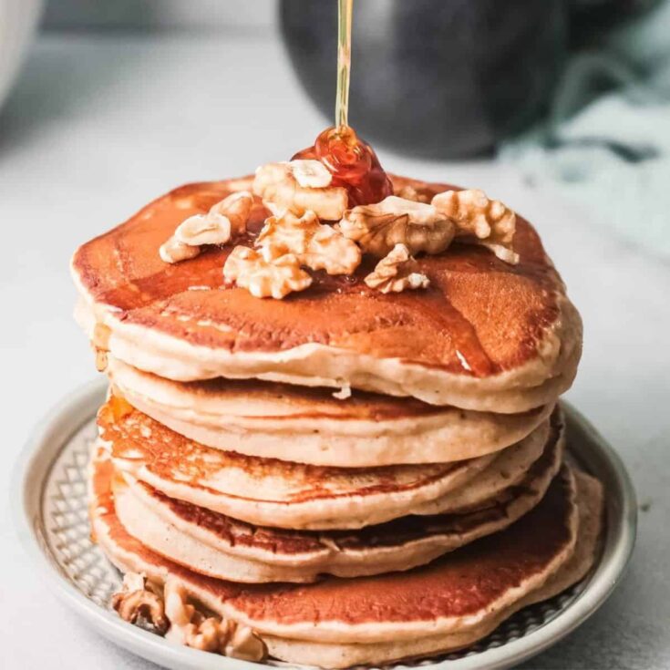 Maple cinnamon pancakes made after reading these Pancake recipes