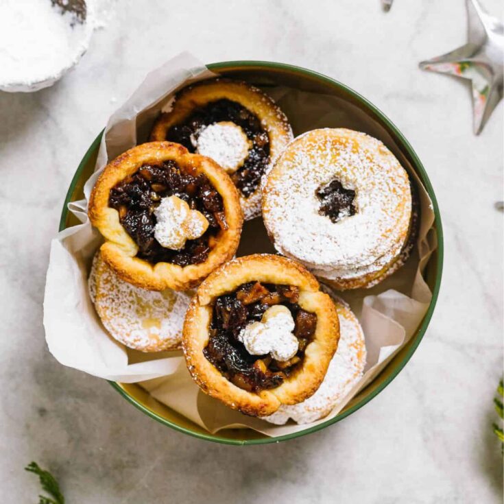 Mincemeat tarts made after reading these Christmas Desserts