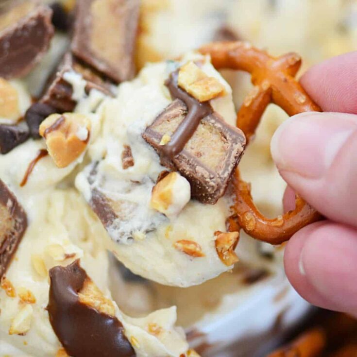 Peanut butter dip with cream cheese