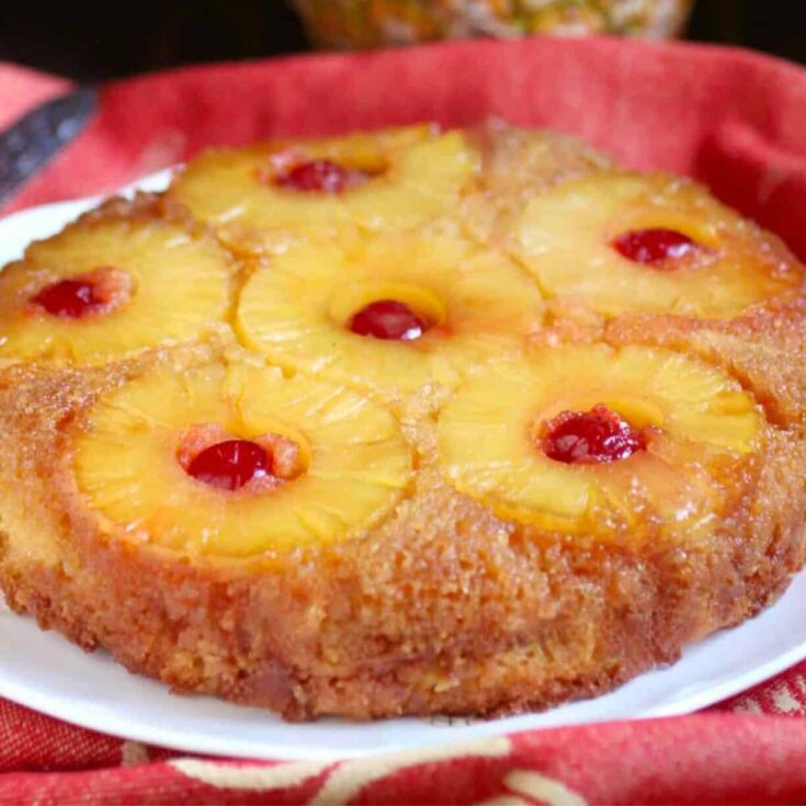 Pineapple upside down cake