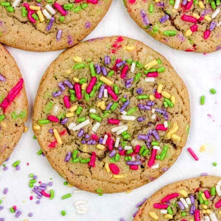 Sprinkle sugar cookies