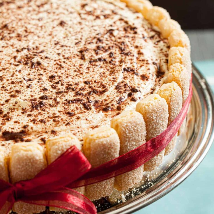 Tiramisu cake after reading these Christmas Desserts