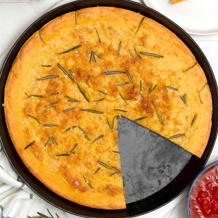 Torta di ceci Chickpea flour pancakes