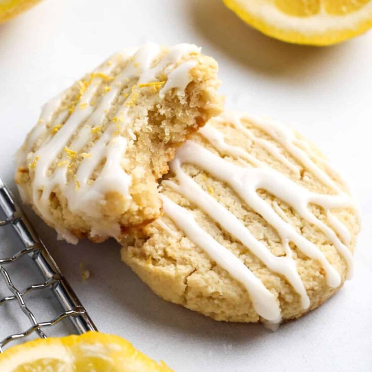 Vegan lemon cookies