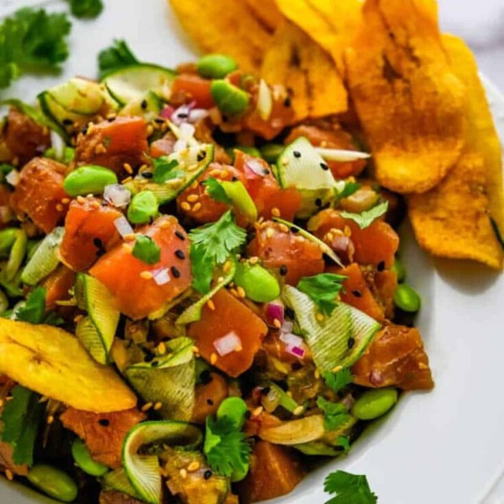 Ahi tuna poke
