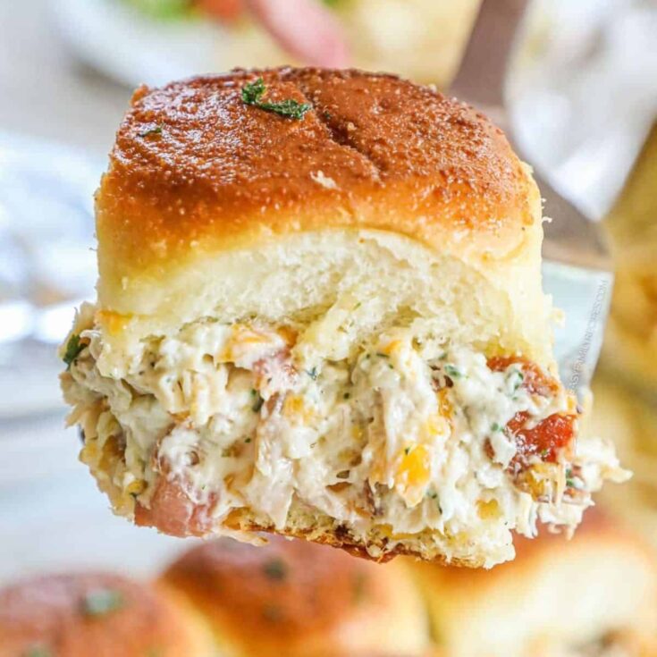 Best chicken bacon ranch sliders