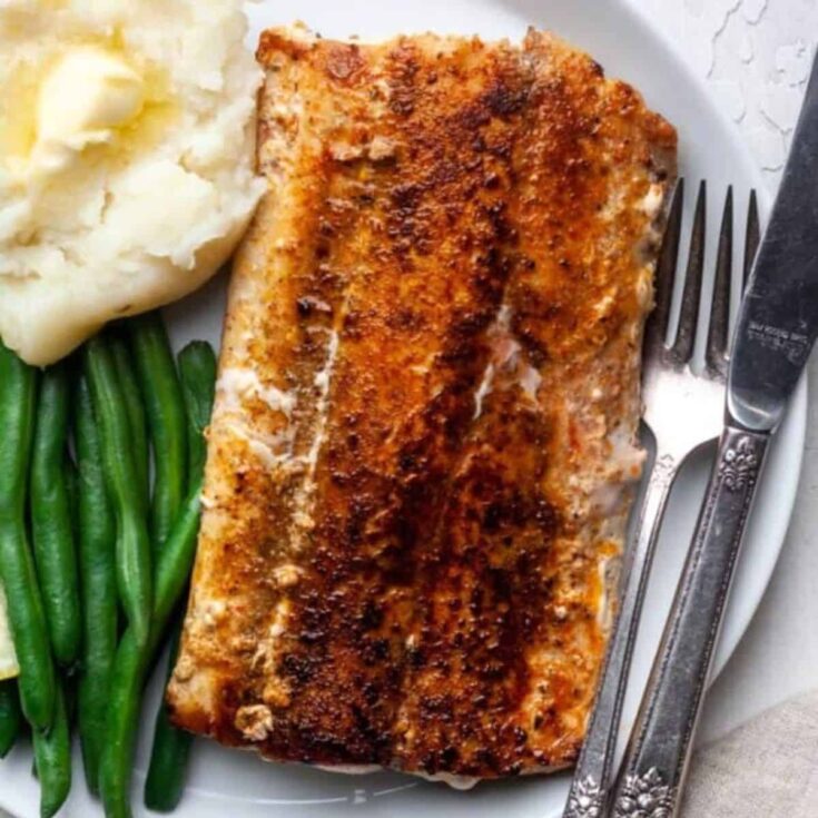 Blackened mahi mahi