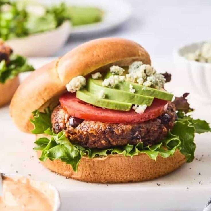Chipotle black bean burger