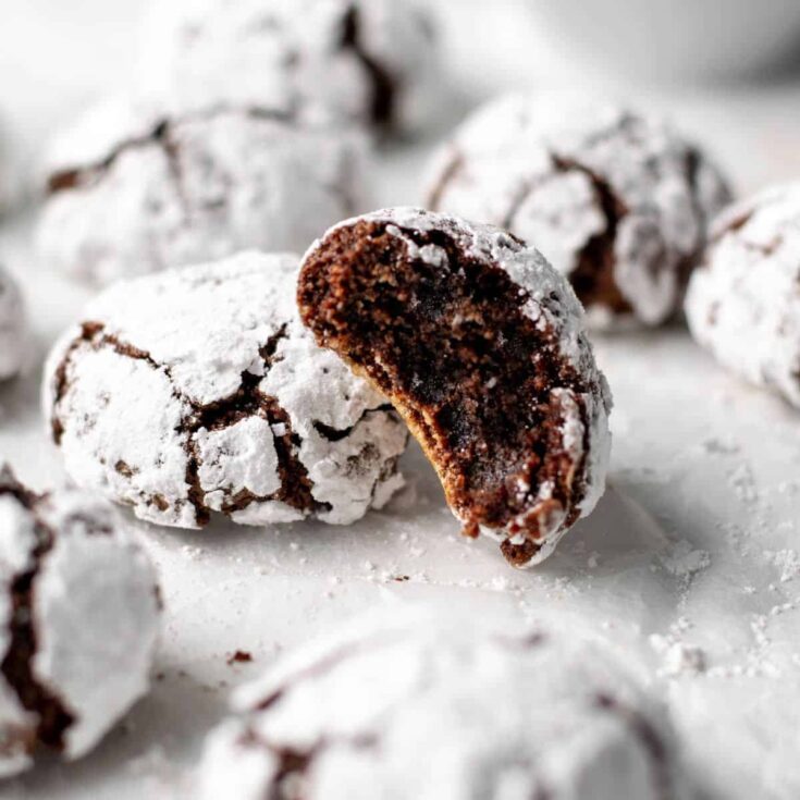 Chocolate Amaretti cookies