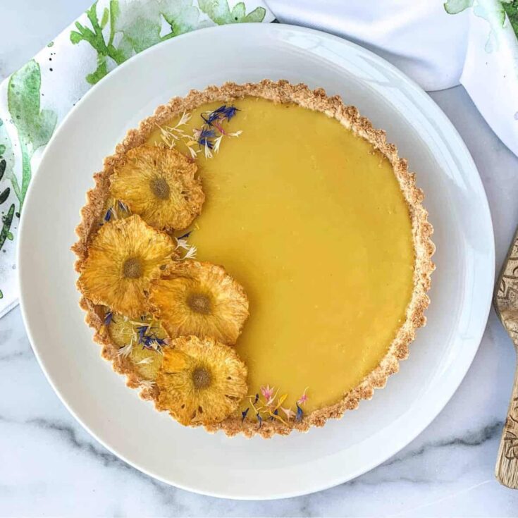 Coconut pineapple tart