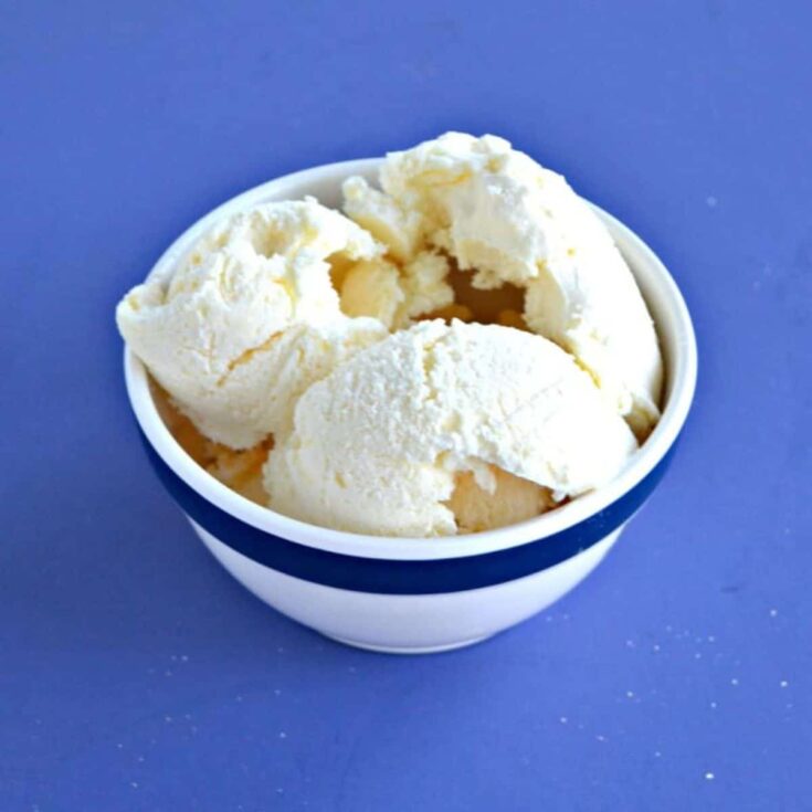 A bowl of copycat pineapple dole whip