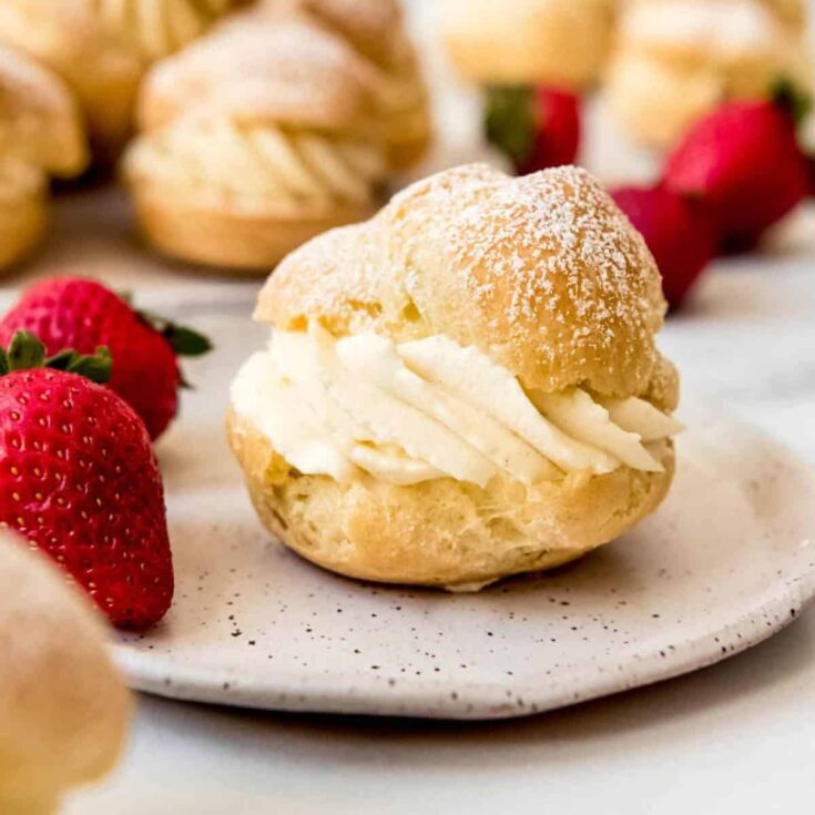Classic French cream puffs