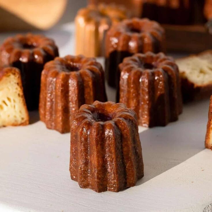 French canele made after reading these French dessert recipes
