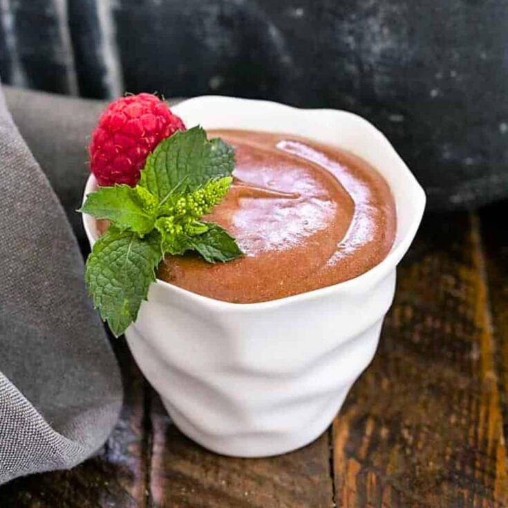 French chocolate mousse