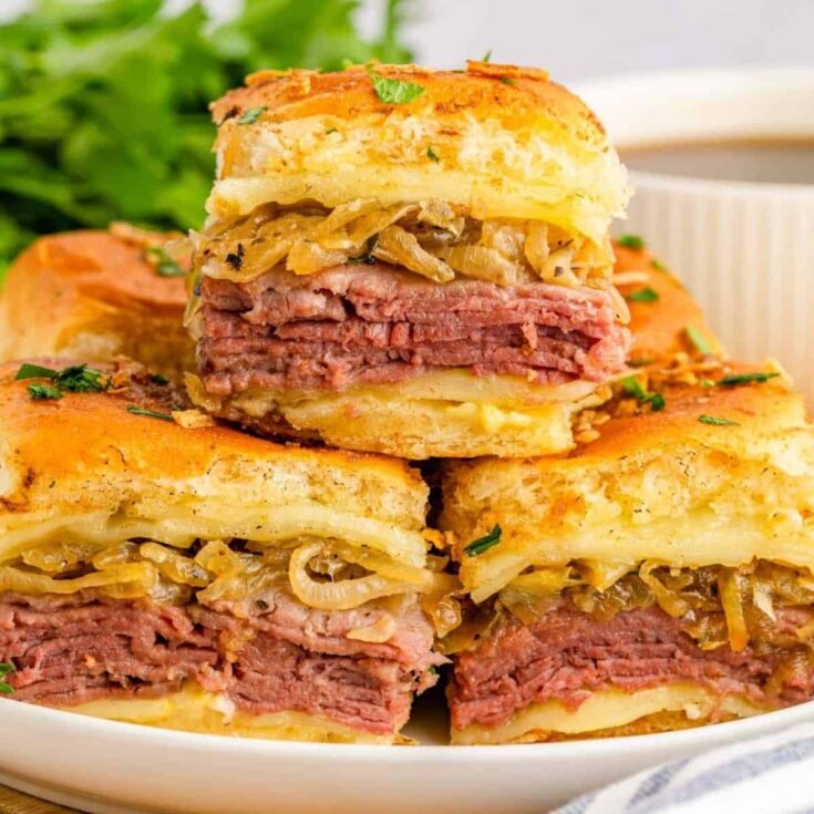 French dip sliders