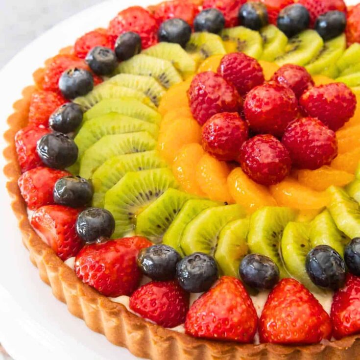 French fruit tart