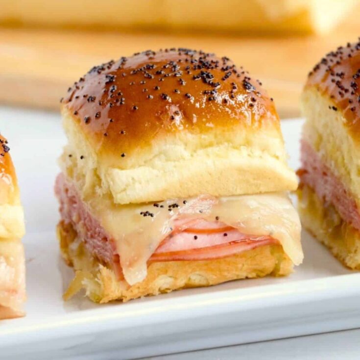 Ham and cheese sliders