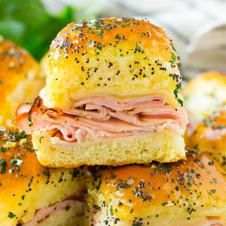 Ham and cheese sliders