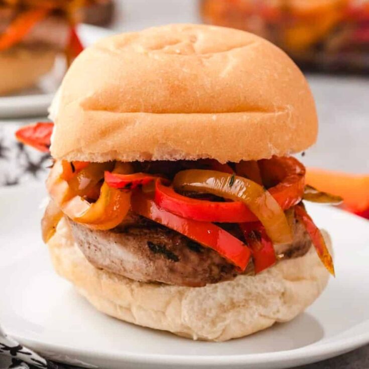 A plate of Jerk pork sliders