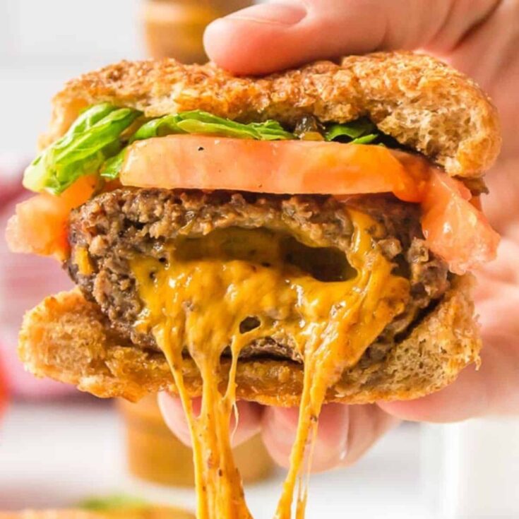 Juicy Lucy burger