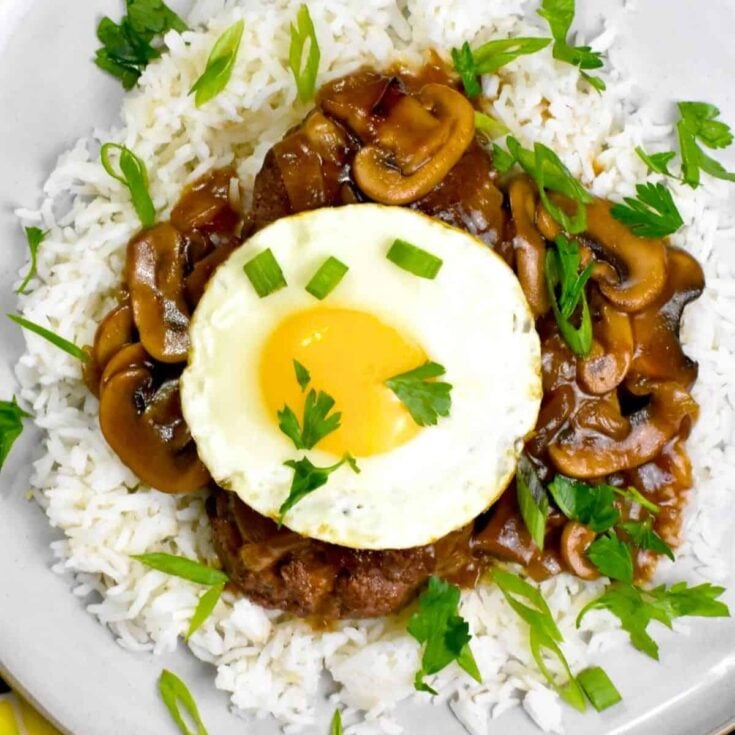 A plate of Loco moco