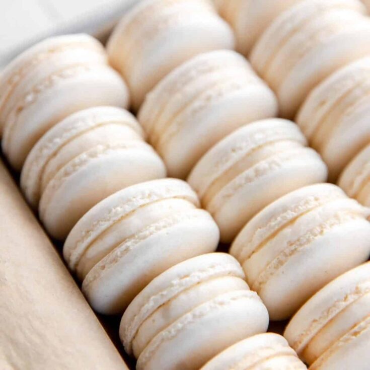 Macarons made after reading these French dessert recipes