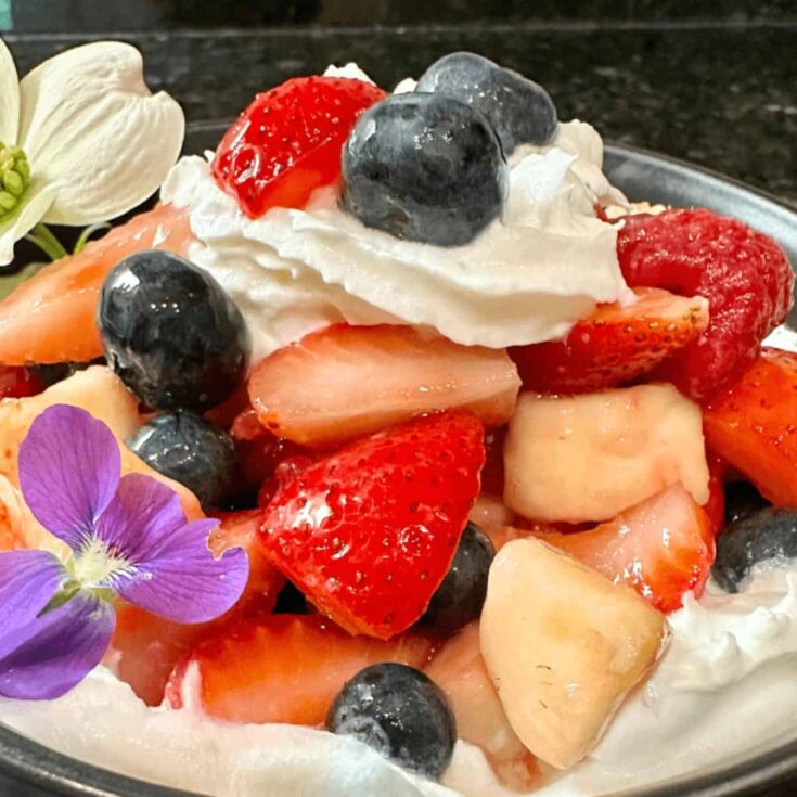 Macedonia di frutta made after reading these Italian desserts