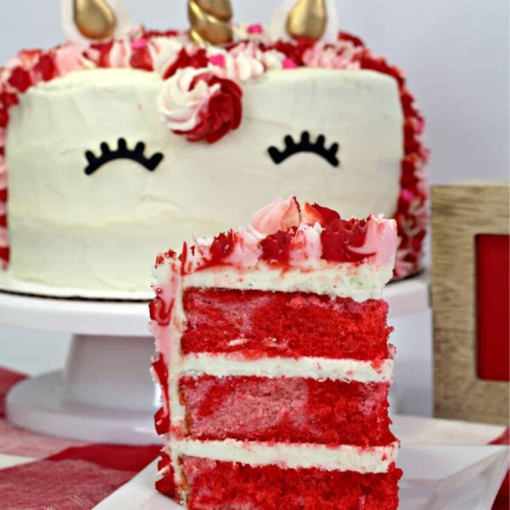 Magical unicorn cake