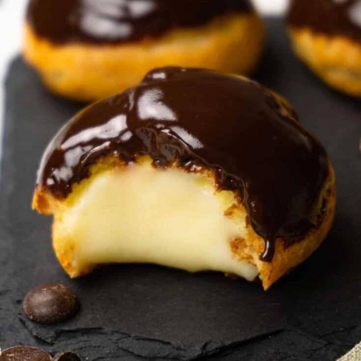 Profiteroles made after reading these French dessert recipes