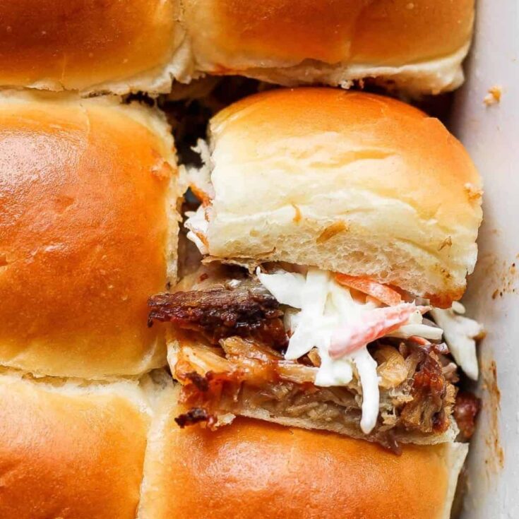 Pulled pork sliders