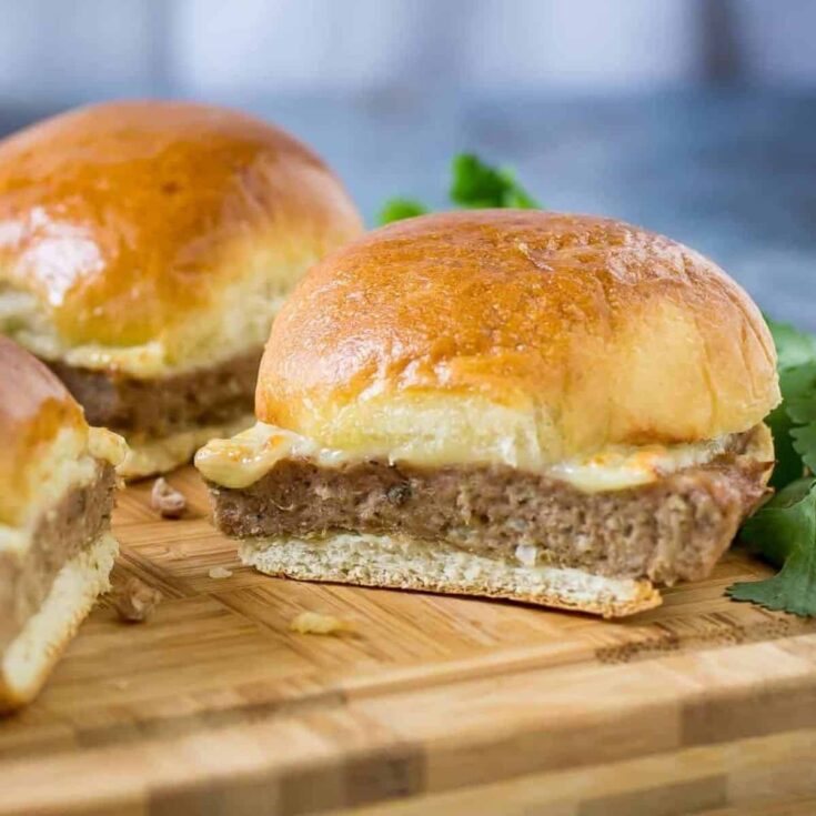 Simple turkey burger sliders