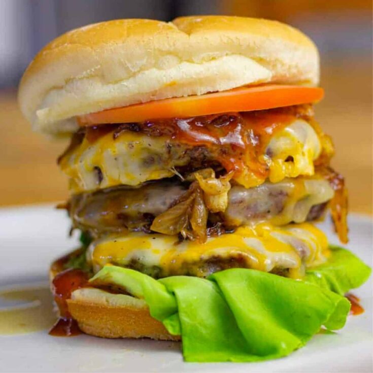 Smoked hamburger