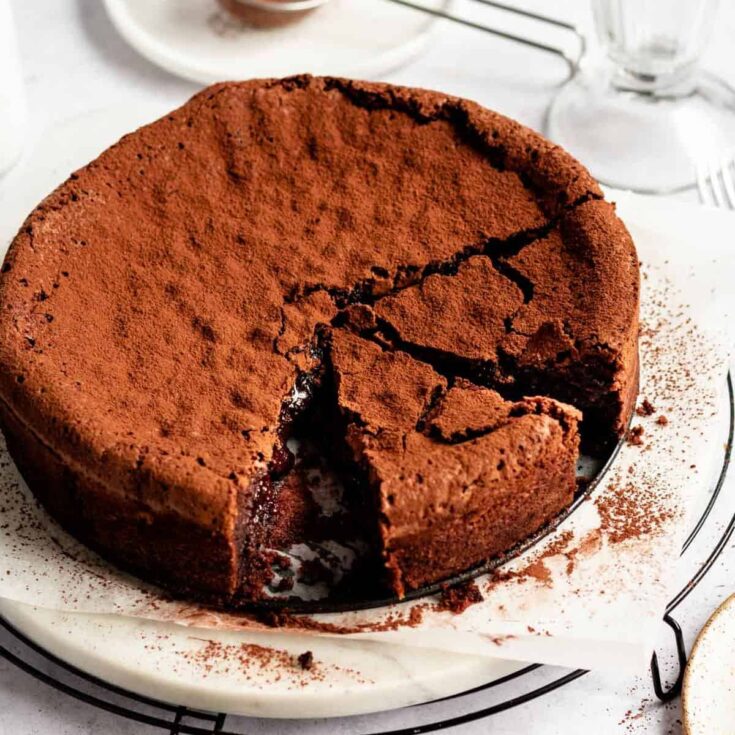 Torta Caprese Italian chocolate torte