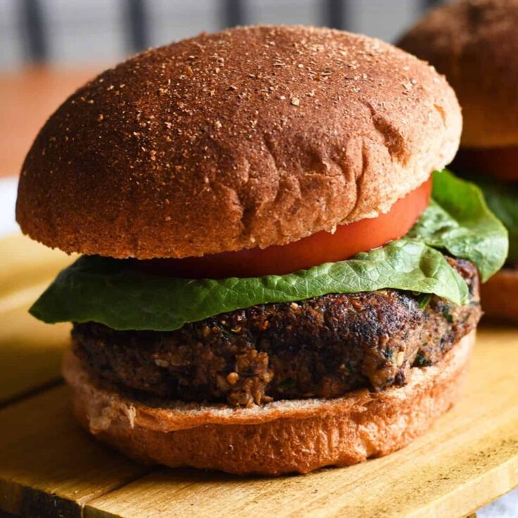 Vegan veggie burger