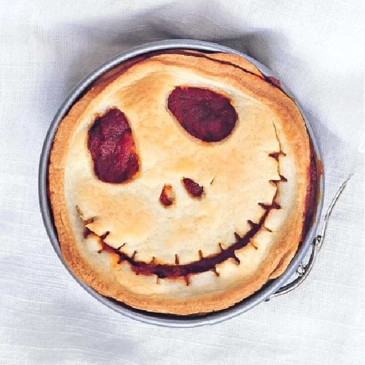 Deep dish pizza pot pie made after reading these Halloween dinner ideas