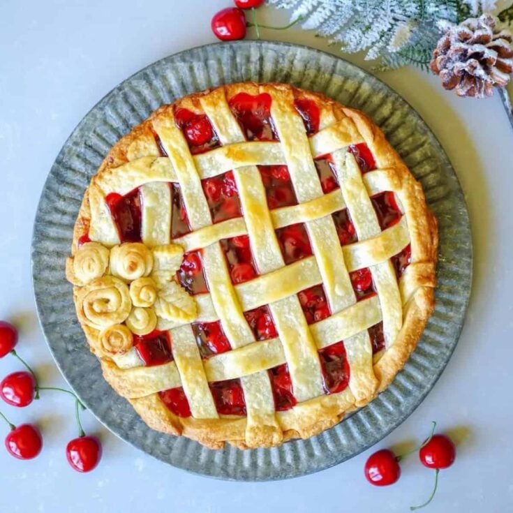 Gluten-free cherry pie