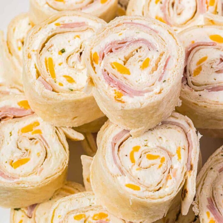 Ham and cheese roll ups