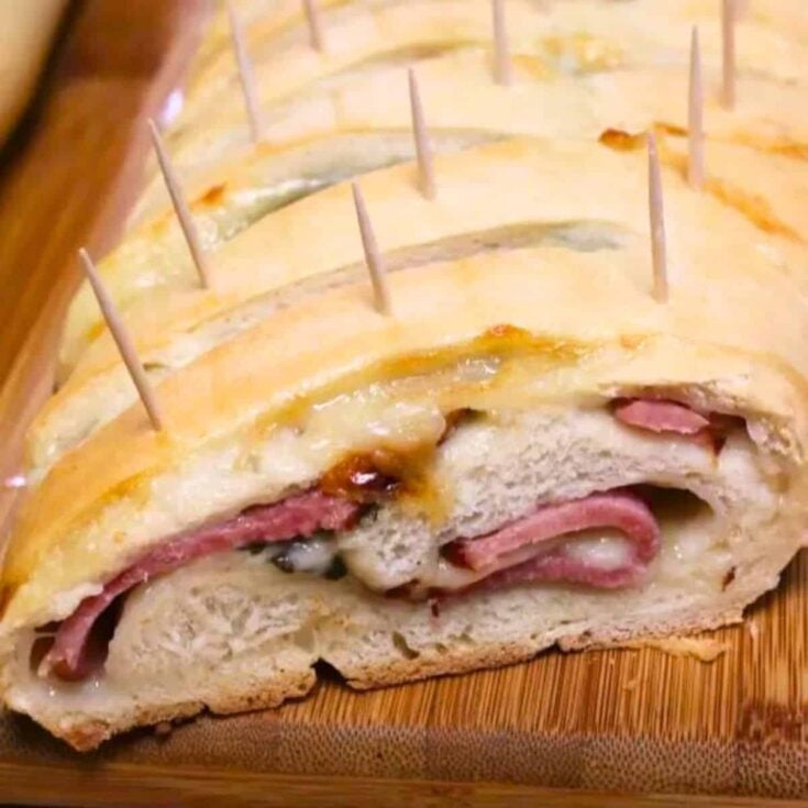 Ham and cheese stromboli made after reading these Leftover ham recipes